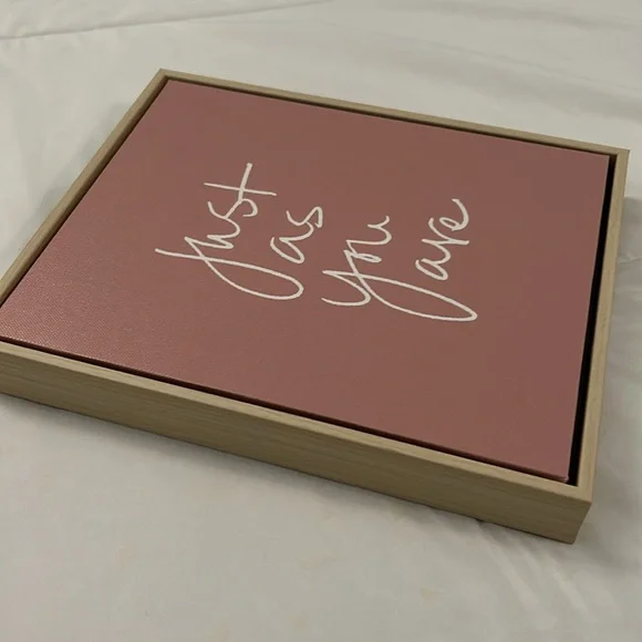 Pink Wall Art with Inspirational Quote - Picture 10 of 16